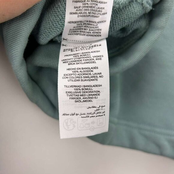 Gymshark Women's Large Loopback Seafoam Green Pullover Sweatshirt Long Sleeve - Picture 7 of 16